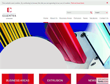 Tablet Screenshot of essentraextrusion.com